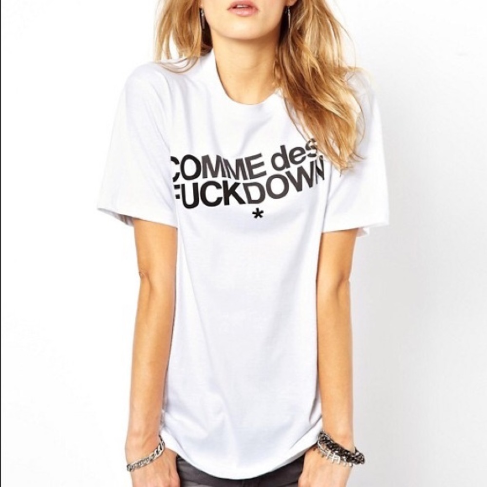 NWOT Comme Des Fuckdown graphic tee by SSUR